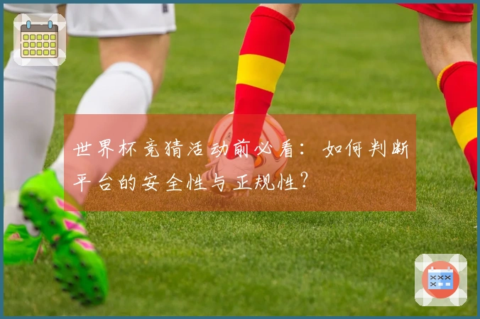 世界杯竞猜活动前必看：如何判断平台的安全性与正规性？